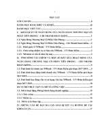 Báo cáo thực tập tại Ngân hàng thương mại cổ phần tiên phong gọi tắt là TPBank