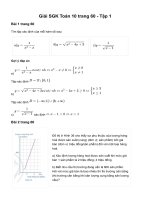 Toán 10: Bài tập cuối chương III  Cánh diều