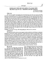 Khảo sát mức độ hài lòng của sinh viên hệ đào tạo tự xa   trường đh mở tp HCM