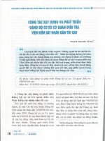 Công tác xây dựng và phát triển đảng bộ cơ sở cơ quan điều tra viện kiểm sát nhân dân tối cao