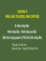 Bài giảng Toán lớp 8: Chương 4 - GV. Cai Việt Long