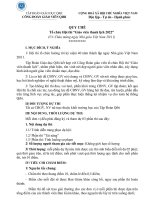 Bảng biểu chấm thi cuộc thi giáo viên thanh lịch