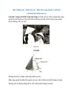 giai toan 9 bai 2 hinh non hinh non cut dien tich xung quanh va the ti