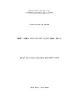 phát hiện tin giả sử dụng học máy