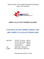 Ứng dụng scada mobile trong việc điều khiển và giám sát phòng học