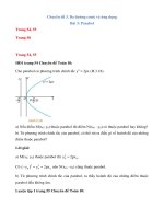 Chuyên đề toán 10 bài 7 (kết nối tri thức) parabol