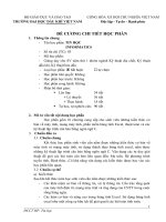 TRƯỜNG ĐẠI HỌC DẦU KHÍ VIỆT NAM  ĐỀ CƯƠNG CHI TIẾT HỌC PHẦN 1. Thông tin chung - Tên học phần: TIN HỌC INFORMATICS