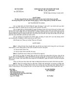 Công bố thủ tục hành chính mới, thủ tục hành chính sửa đổi, bổ sung lĩnh vực hải quan