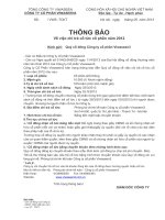 Thông báo chi trả cổ tức của Công ty cổ phần xi măng Hoàng Mai