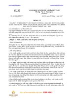 HƯỚNG DẪN VIỆC XUẤT, NHẬP KHẨU THUỐC VÀ MỸ PHẨM ẢNH HƯỞNG TRỰC TIẾP ĐẾN SỨC KHOẺ CON NGƯỜI, TRONG THỜI KỲ 2001 - 2005