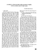 Cơ hội và thách thức đối với phát triển năng lượng gió ở việt nam