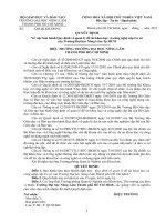 BỘ GIÁO DỤC              CỘNG HOÀ XÃ HỘI CHỦ NGHĨA VIỆT NAM