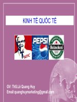 CHƯƠNG 3 LÝ THUYẾT HIỆN ĐẠI  VỀ THƯƠNG MẠI QUỐC TẾ