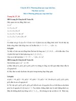 Chuyên đề toán 10 bài 3 (kết nối tri thức) phương pháp quy nạp toán học