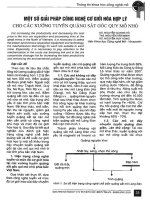 Một số giải pháp công nghệ cơ giới hóa hợp lý cho các xưởng tuyển quặng sắt gốc quy mô nhỏ