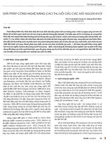 Giải pháp công nghệ nâng cao thu hồi dầu các mỏ ngoài khơi