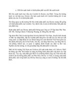 Đối thủ cạnh tranh và kênh phân phối của đối thủ cạnh tranh