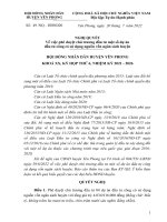 Mẫu tờ trình của UBND cấp huyện trình UBND cấp tỉnh