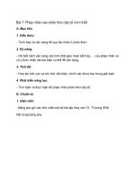 giao an toan 8 phep nhan cac phan thuc dai so moi nhat