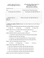 ktra - Lịch sử 4 - Vũ Xuân Quỳnh - Thư viện Đề thi & Kiểm tra