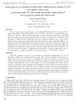 Tổng quan về đánh giá độ nguy hiểm sóng thần vùng ven biển việt nam