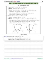 Chuyên đề hàm số bậc nhất và hàm số bậc 2 phần 2