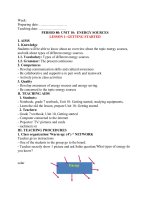 Giáo án anh 7 global success 1 cột bản chuẩn ( không phải bản sách mềm ) unit 10