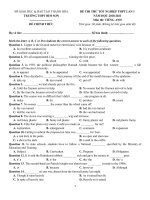 BỘ 42 đề THI THỬ tốt NGHIỆP THPT QUỐC GIA 2021 lần 2 môn TIẾNG ANH đề số  (5)