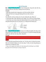 hoa 8 bai 40 dung dich