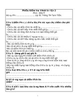 KTDK lan 2 - Địa lí 5 - Lang Thai San - Thư viện Đề thi & Kiểm tra