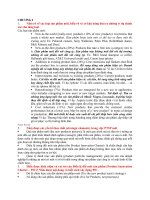 ÔN TẬP GIỮA KỲ MÔN PHÁT TRIỂN SẢN PHẨM VÀ DỊCH VỤ