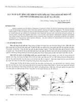 Duy trì áp suất bằng việc bơm ép nước biển vào tầng móng mỏ bạch hổ   giải pháp cơ bản nâng cao hệ số thu hồi dầu