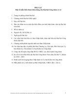 PHỤ LỤC Một số mẫu biểu tham khảo dùng cho Đại hội Công đoàn cơ sở