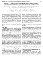 Nghiên cứu chuyển hóa sucrose thành 5-hydroxymethyl-2-furfuraldehyde bằng sự kết hợp giữa nhiệt và xúc tác HCl