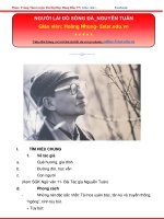 Bài giảng Ngữ văn lớp 12 bài: Người lái đò sông đà - Nguyễn Tuân