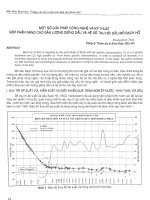 Một số giải pháp công nghệ và kỹ thuật góp phần nâng cao sản lượng giếng dầu và hệ số thu hồi dầu mỏ bạch hổ