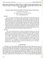 Điều tra đánh giá tiềm năng và khả năng khai thác các nguồn năng lượng gió và mặt trời tại huyện đảo cô tô, quảng ninh