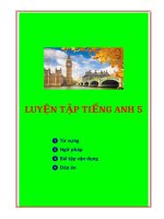 Ôn tập: Từ vựng, ngữ pháp và Bài tập luyện vào 6