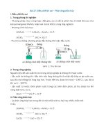 ly thuyet dieu che khi oxi phan ung phan huy hoa hoc lop 8