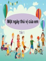 mi thuat 2 bài 16 một ngày thuc vị của em
