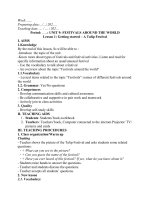 Giáo án anh 7 global success 1 cột bản chuẩn ( không phải bản sách mềm ) UNIT 9