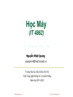 máy học,nguyễn nhật quang,dhbkhn