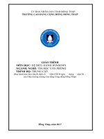 Giáo trình Hệ điều hành windows (Ngành Tin học văn phòng  Trung cấp)