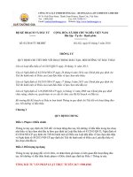 QUY ĐỊNH CHI TIẾT ĐỐI VỚI HOẠT ĐỘNG ĐÀO TẠO, BỒI DƯỠNG VỀ ĐẤU THẦU