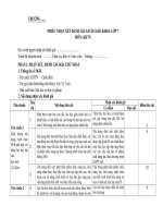 Phiếu nhận xét, đánh giá sách giáo khoa lớp 7 môn khoa học tự nhiên