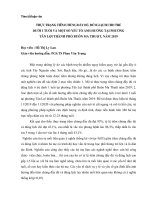 Tóm tắt luận văn THỰC TRẠNG TIÊM CHỦNG ĐẦY ĐỦ, ĐÚNG LỊCH CHO TRẺ DƯỚI 1 TUỔI VÀ MỘT SỐ YẾU TỐ ẢNH HƯỞNG