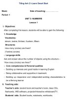 Tiếng anh 2 smart start   u3l1a