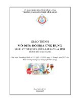 Giáo trình Đồ họa ứng dụng (Nghề Kỹ thuật sửa chữa, lắp ráp máy tính)