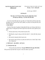 KẾ HOẠCH Thực tập và viết Chuyên đề thực tập tốt nghiệp đối với sinh viên đại học chính quy - Kỳ mùa Thu năm 2022