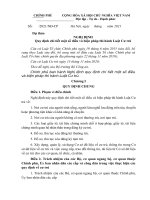 Quy định chi tiết một số điều và biện pháp thi hành Luật Cư trú